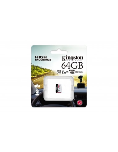 Kingston Technology High Endurance 64 GB MicroSD UHS-I Clase 10