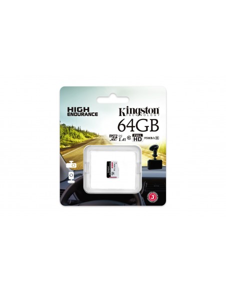Kingston Technology High Endurance 64 GB MicroSD UHS-I Clase 10 Kingston Technology High Endurance 64 GB MicroSD UHS-I Clase 10