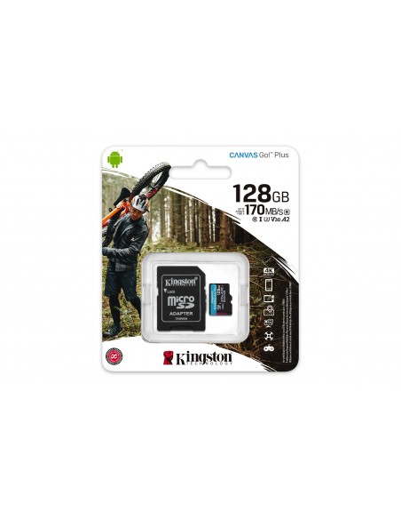 Kingston Technology Canvas Go! Plus 128 GB MicroSD UHS-I Clase 10