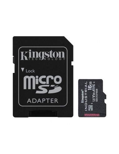 Kingston Technology Industrial 16 GB MicroSDHC UHS-I Clase 10