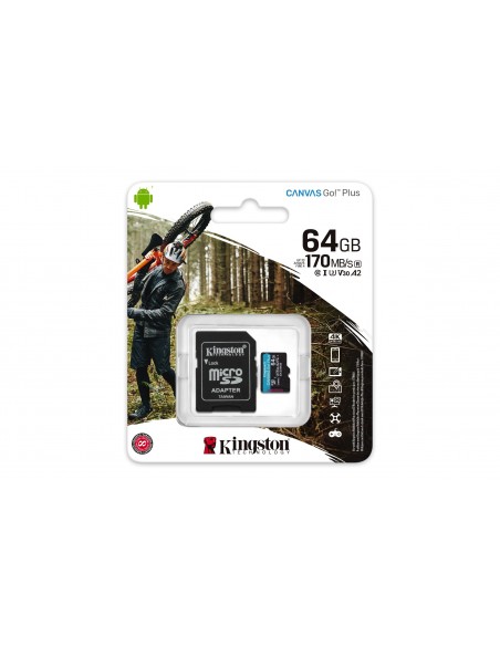 Kingston Technology Canvas Go! Plus 64 GB MicroSD UHS-I Clase 10