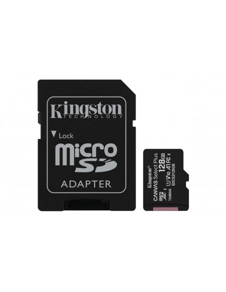 Kingston Technology Canvas Select Plus 128 GB MicroSDXC UHS-I Clase 10