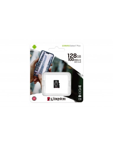 Kingston Technology Canvas Select Plus 128 GB MicroSDXC UHS-I Clase 10