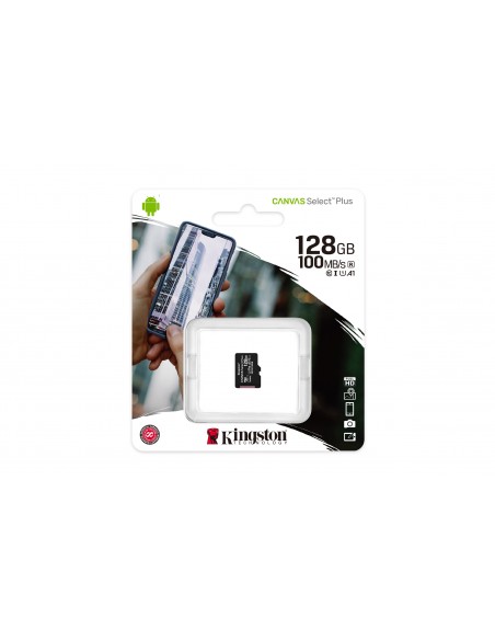 Kingston Technology Canvas Select Plus 128 GB MicroSDXC UHS-I Clase 10