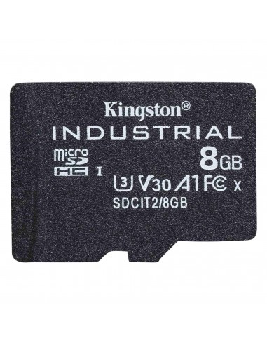 Kingston Technology Industrial 8 GB MicroSDHC UHS-I Clase 10