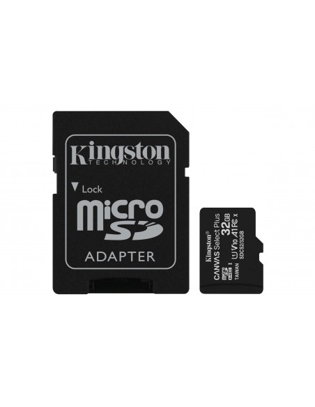 Kingston Technology Canvas Select Plus 32 GB MicroSDHC UHS-I Clase 10