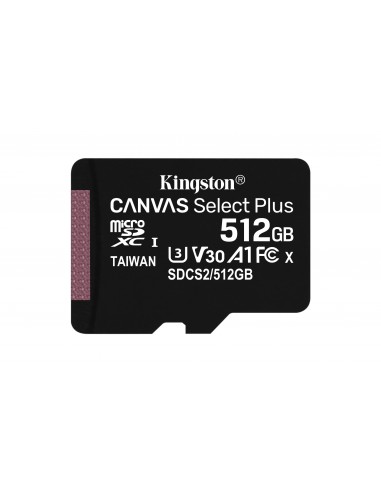 Kingston Technology Canvas Select Plus 512 GB MicroSDXC UHS-I Clase 10