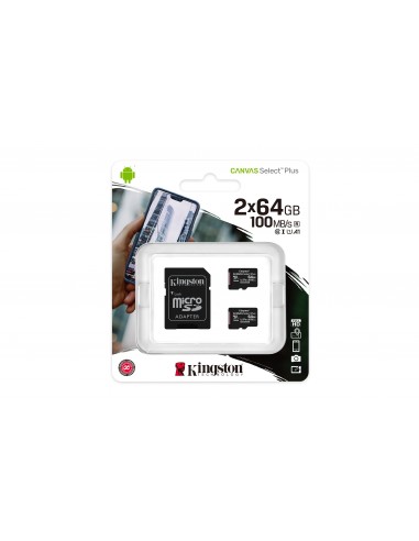 Kingston Technology Canvas Select Plus 64 GB SDXC UHS-I Clase 10