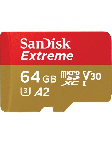 SanDisk Extreme 64 GB MicroSDXC UHS-I Clase 10