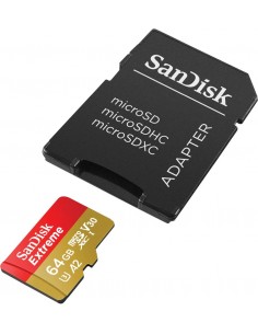 SanDisk Extreme 64 GB MicroSDXC UHS-I Clase 10 2