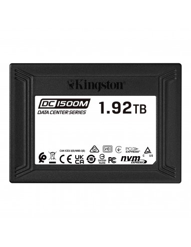 Kingston Technology DC1500M U.2 Enterprise SSD 1,92 TB PCI Express 3.0 3D TLC NVMe