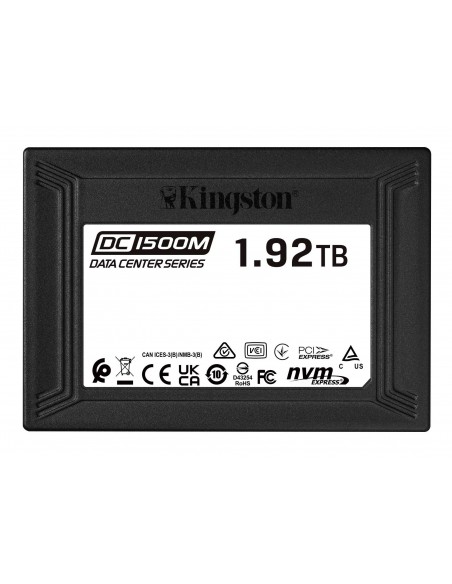 Kingston Technology DC1500M U.2 Enterprise SSD 1,92 TB PCI Express 3.0 3D TLC NVMe