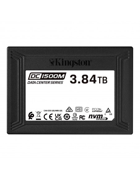 Kingston Technology DC1500M U.2 Enterprise SSD 3,84 TB PCI Express 3.0 3D TLC NVMe