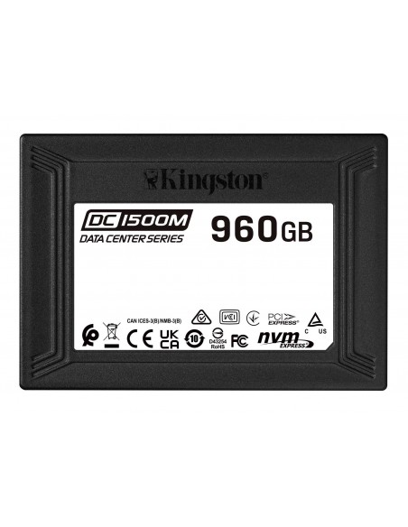 Kingston Technology DC1500M U.2 Enterprise SSD 960 GB PCI Express 3.0 3D TLC NVMe
