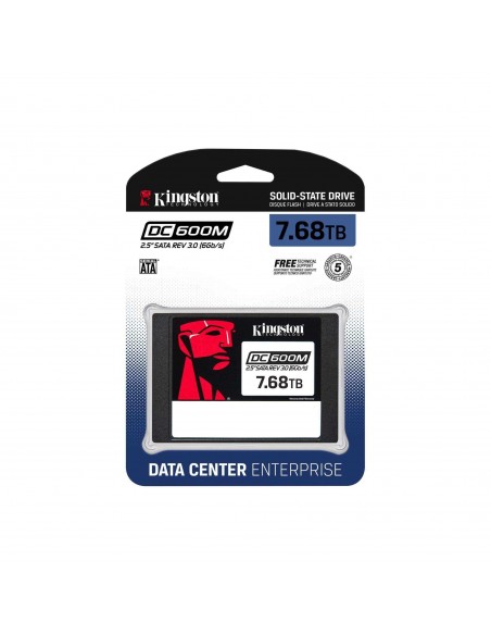 Kingston Technology DC600M 2.5" 7,68 TB Serial ATA III 3D TLC NAND