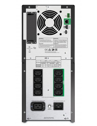 APC Smart-UPS 2200VA sistema de alimentación ininterrumpida (UPS) Línea interactiva 2,2 kVA 1980 W 9 salidas AC