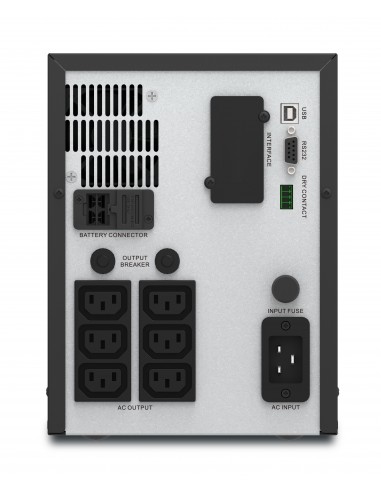 APC Easy UPS SMV sistema de alimentación ininterrumpida (UPS) Línea interactiva 3 kVA 2100 W 6 salidas AC