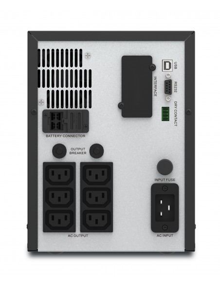 APC Easy UPS SMV sistema de alimentación ininterrumpida (UPS) Línea interactiva 3 kVA 2100 W 6 salidas AC