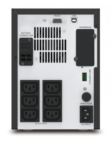 APC Easy UPS SMV sistema de alimentación ininterrumpida (UPS) Línea interactiva 0,75 kVA 525 W 6 salidas AC