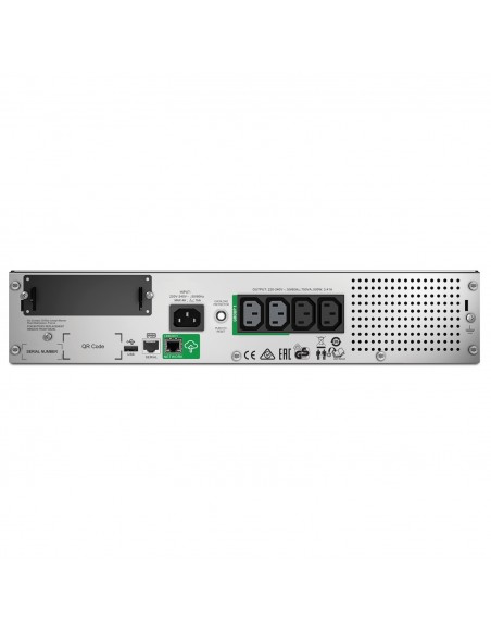 APC SMT750RMI2UC sistema de alimentación ininterrumpida (UPS) Línea interactiva 0,75 kVA 500 W 4 salidas AC