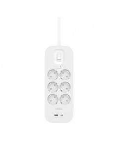 Belkin Connect Blanco 6 salidas AC 2 m 2