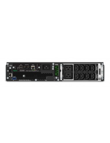 APC SRT2200RMXLI-NC sistema de alimentación ininterrumpida (UPS) Doble conversión (en línea) 2,2 kVA 1980 W 12 salidas AC