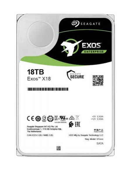 Seagate Enterprise ST18000NM004J disco duro interno 3.5" 18 TB SAS