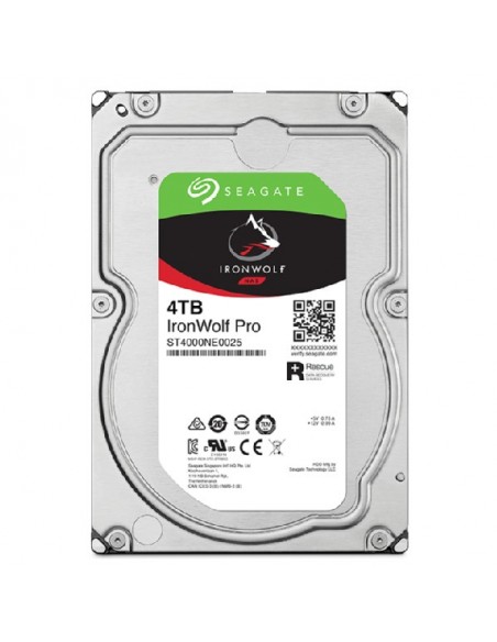 Seagate IronWolf Pro ST4000NT001 disco duro interno 3.5" 4 TB