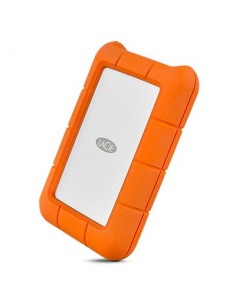 LaCie Rugged USB-C disco duro externo 1 TB Naranja, Plata
