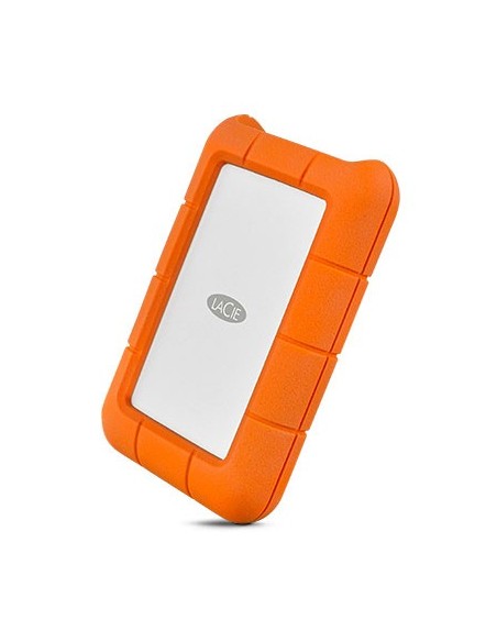 LaCie Rugged USB-C disco duro externo 1 TB Naranja, Plata