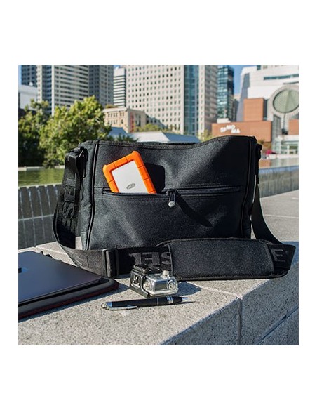 LaCie Rugged USB-C disco duro externo 1 TB Naranja, Plata