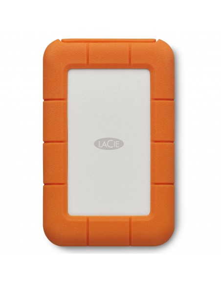 LaCie Rugged Secure disco duro externo 2 TB Naranja, Blanco