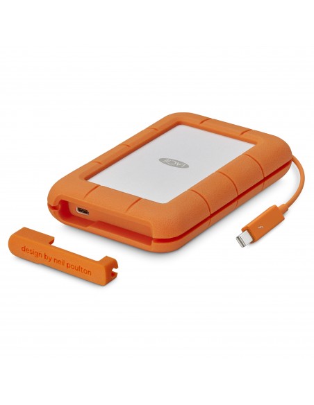 LaCie Rugged USB-C disco duro externo 5 TB Gris, Amarillo