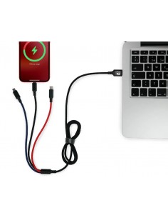 SUBBLIM Cable Premium 3in1 3.0 (Micro USB+Type C+Lightning) 2