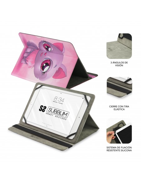 SUBBLIM Funda Tablet Universal TRENDY CASE CAT 10.1"