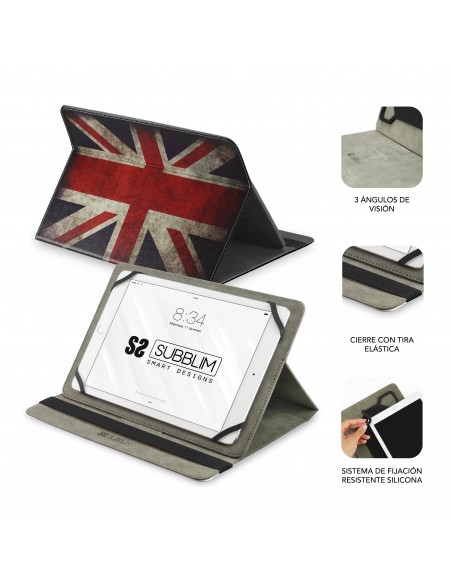 SUBBLIM Funda Tablet Universal TRENDY CASE ENGLAND 10.1" SUBBLIM Funda Tablet Universal TRENDY CASE ENGLAND 10.1"