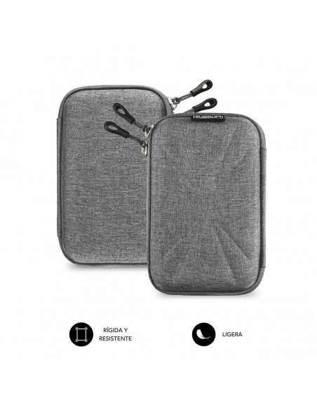 SUBBLIM Funda Disco Duro HDD Business Case 2,5" Grey SUBBLIM Funda Disco Duro HDD Business Case 2,5" Grey