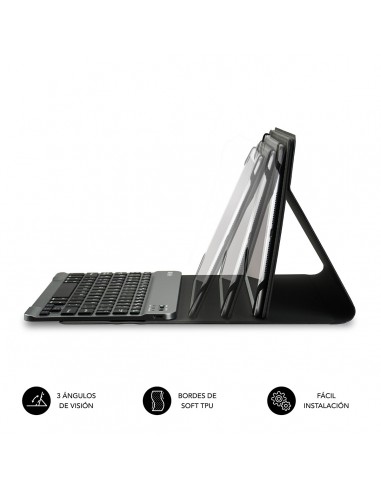 SUBBLIM Funda con Teclado KEYTAB PRO BLUETOOTH 10,1" Black
