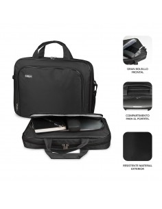 SUBBLIM Maletín Ordenador Oxford Laptop Bag 11-12,5" Black 2