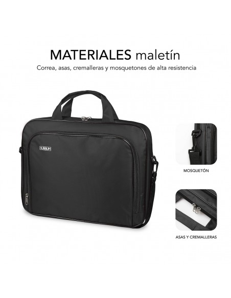 SUBBLIM Maletín Ordenador Oxford Laptop Bag 11-12,5" Black SUBBLIM Maletín Ordenador Oxford Laptop Bag 11-12,5" Black