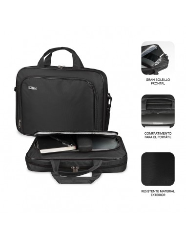 SUBBLIM Maletín Ordenador Oxford Laptop Bag 15,4-16" Black