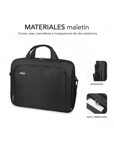 SUBBLIM Maletín Ordenador Oxford Laptop Bag 15,4-16" Black