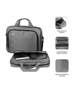 SUBBLIM Maletín Ordenador Oxford Laptop Bag 11-12,5" Grey 2