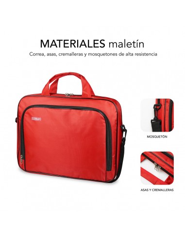 SUBBLIM Maletín Ordenador Oxford Laptop Bag 15,4-16" Red