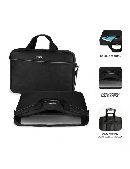 SUBBLIM Maletín con Ratón Select Pack Wireless Mouse USB + Laptop bag 15,6"