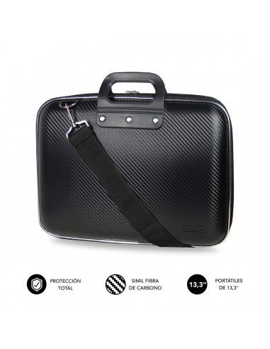 SUBBLIM Maletín Ordenador EVA Laptop Bag Carbon 13,3" Black