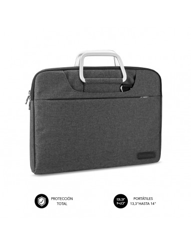 SUBBLIM Funda Ordenador Business Laptop Sleeve 13,3-14" Grey