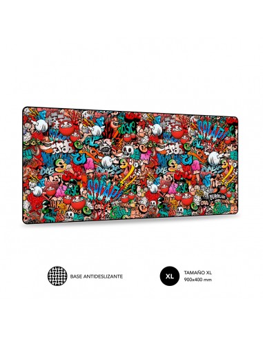 SUBBLIM Alfombrilla Ratón Graffiti XL Mouse Pad