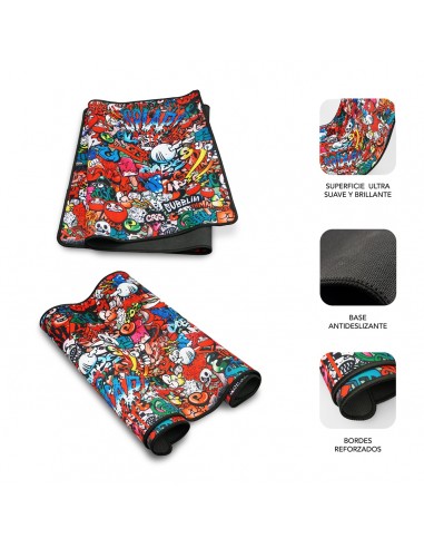 SUBBLIM Alfombrilla Ratón Graffiti XL Mouse Pad