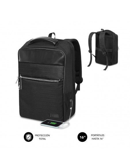 SUBBLIM Mochila de negocios Business V2 AP Backpack 16" Negro